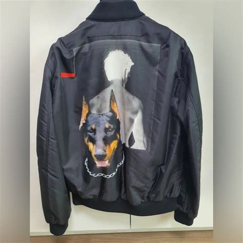 givenchy doberman bomber jacket|Bomber Jackets .